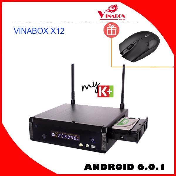 VINABOX X12 – HDPLAYER ANDROID 6.0.1 CHIP REALTEK RTD1295